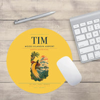 Thumbnail for Mozes Kilangin Airport (TIM) design on yellow round mouse pad