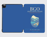 Thumbnail for Bergen Airport Flesland BGO - Seven-Rain Fjord Tapestry - Blue