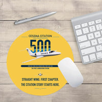 Thumbnail for Cessna Citation 500 - Citation I design on yellow round mouse pad