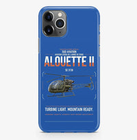 Thumbnail for Sud Aviation SE 3130 Alouette II design on blue magsafe iphone case, for iPhone Pro Max