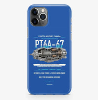 Thumbnail for PT6A-67 Case ProMax design on blue iphone case promax
