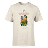 Thumbnail for Imperial County Airport (IPL) T-Shirt single-side front print in Beige | imperial-county-airport-ipl-double-side-t-shirt