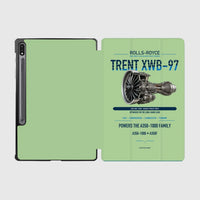 Thumbnail for TRENT XWB-97 design on light green samsung tablet tablet case