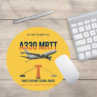 Thumbnail for Airbus A330 MRTT design on yellow round mouse pad