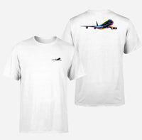 Thumbnail for Customisable Multicolor Airplane T-Shirt - view 4