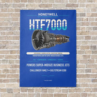 Thumbnail for HTF7000 vertical canvas print - no frame - blue background