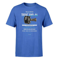 Thumbnail for TRENT XWB-84 design on blue single side