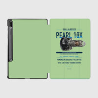 Thumbnail for PEARL 10X design on light green samsung tablet tablet case