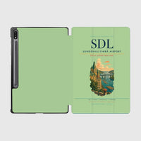 Thumbnail for Sundsvall-Timrå Airport (SDL) design on light green samsung tablet tablet case