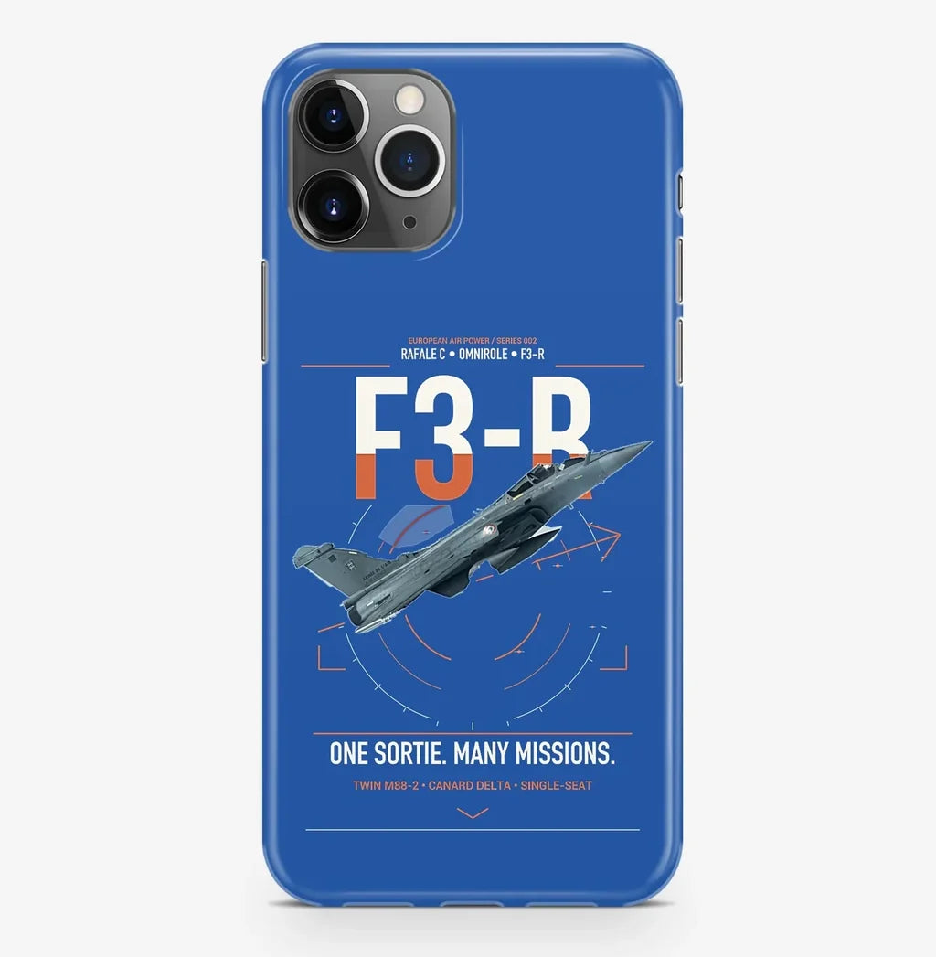 Dassault Rafale C — F3-R standard design on blue magsafe iphone case, for iPhone Pro Max