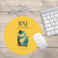 Thumbnail for Yoron Airport (RNJ) design on yellow round mouse pad