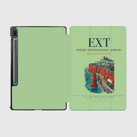 Thumbnail for Exeter International Airport (EXT) design on light green samsung tablet tablet case