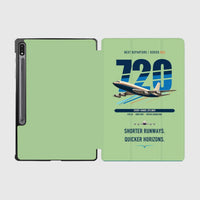 Thumbnail for Boeing 720B design on light green samsung tablet tablet case