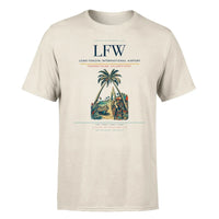 Thumbnail for Lome-Tokoin International Airport (LFW) T-Shirt single-side front print in Beige | lome-tokoin-international-airport-lfw-double-side-t-shirt