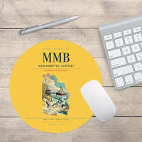 Thumbnail for Memanbetsu Airport (MMB) design on yellow round mouse pad