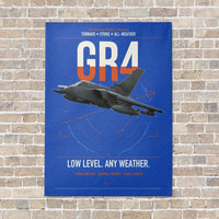 Thumbnail for Panavia Tornado GR4 vertical canvas print - no frame - blue background