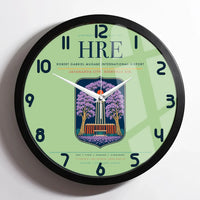 Thumbnail for Robert Gabriel Mugabe International Airport (HRE) design on light green framed wall clock
