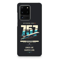 Thumbnail for Boeing 757-300 design on samsung case - black