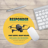 Thumbnail for BRINC Responder design on yellow round mouse pad
