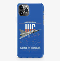 Thumbnail for Dassault Mirage IIIC design on blue magsafe iphone case, for iPhone Pro Max