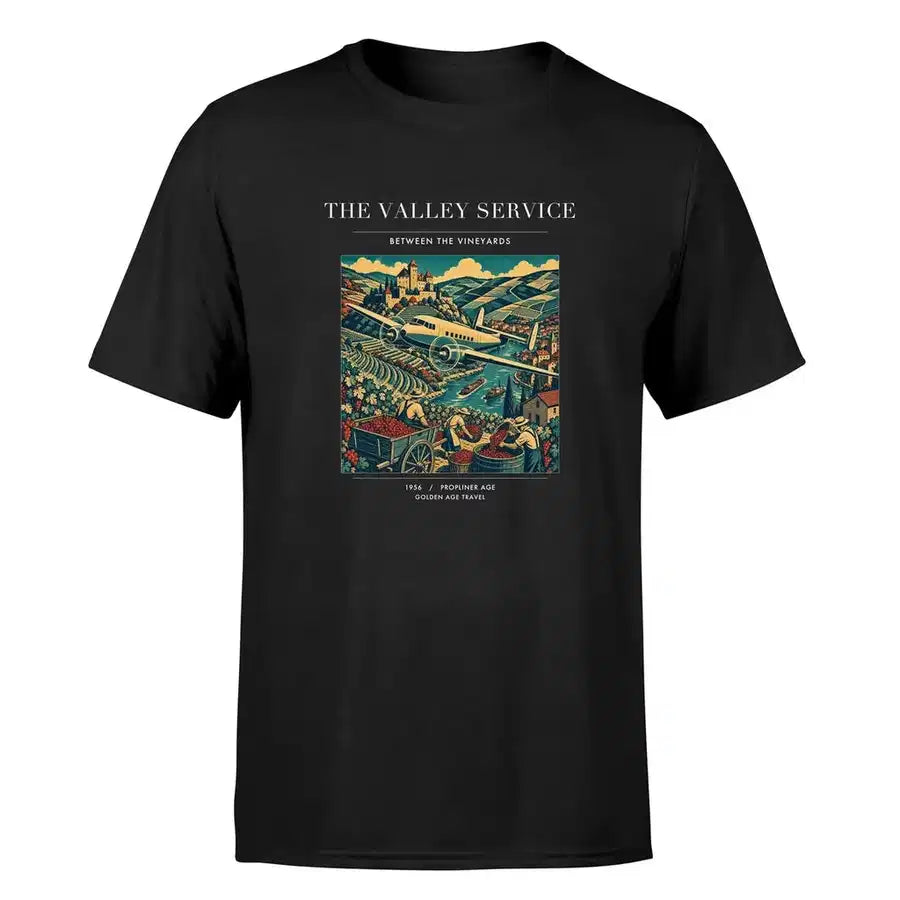 VINTAGE G4110 - The Valley Service - Premium T-Shirt design on black premium t shirt