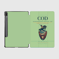 Thumbnail for Yellowstone Regional Airport (COD) design on light green samsung tablet tablet case