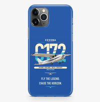 Thumbnail for Cessna 172 Skyhawk design on blue magsafe iphone case, for iPhone Pro Max