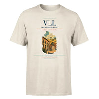 Thumbnail for Valladolid Airport (VLL) T-Shirt single-side front print in Beige | valladolid-airport-vll-double-side-t-shirt