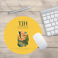 Thumbnail for Tajima Airport (TJH) design on yellow round mouse pad