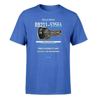 Thumbnail for RB211-535E4 design on blue single side