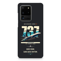 Thumbnail for Boeing 737 MAX 9 design on samsung case - black
