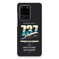Thumbnail for Boeing 737-400 Classic design on samsung case - black