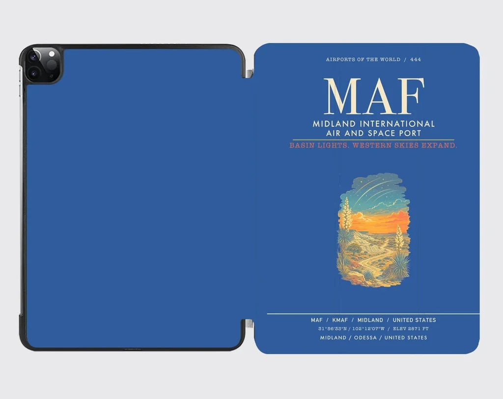 Midland International Air and Space Port MAF - Blue