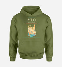 Thumbnail for Milos Airport (MLO) design on green army hoodie single-side print