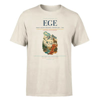 Thumbnail for Eagle County Regional Airport (EGE) T-Shirt single-side front print in Beige | eagle-county-regional-airport-ege-double-side-t-shirt