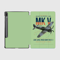 Thumbnail for Hawker Tempest Mk V design on light green samsung tablet tablet case