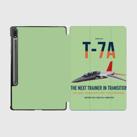 Thumbnail for T-7A Red Hawk design on light green samsung tablet tablet case