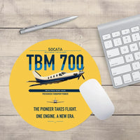 Thumbnail for Socata TBM 700 design on yellow round mouse pad