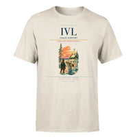 Thumbnail for Ivalo Airport (IVL) T-Shirt single-side front print in Beige | ivalo-airport-ivl-double-side-t-shirt