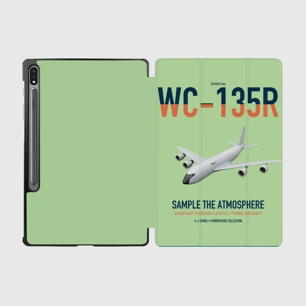 WC-135R Constant Phoenix design on light green samsung tablet tablet case