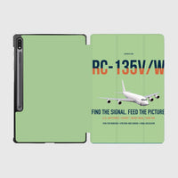 Thumbnail for RC-135V W Rivet Joint design on light green samsung tablet tablet case