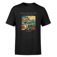 Thumbnail for VINTAGE G4341 - The Monastery Ledge Strip - Premium T-Shirt design on black premium t shirt