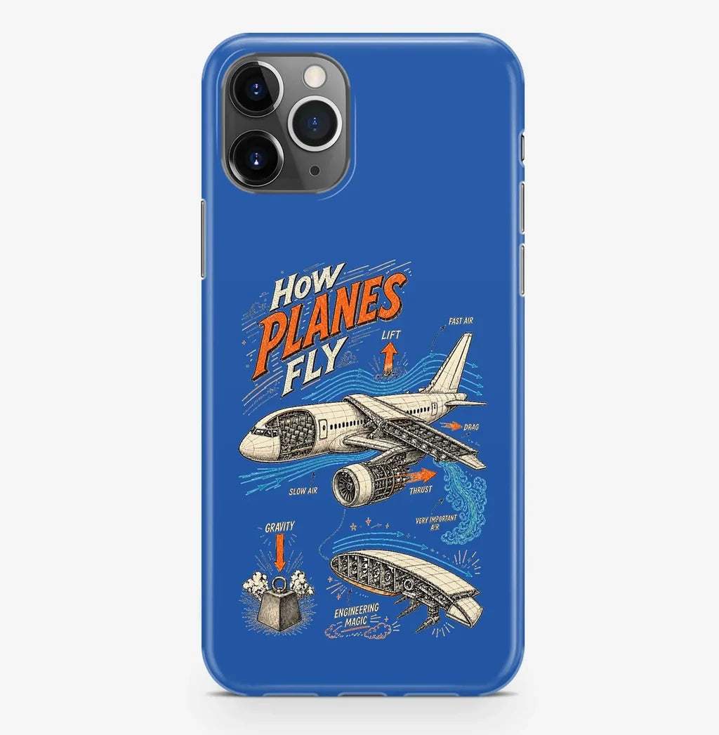 SIGNAL 616 - How Planes Fly V2 - MagSafe iPhone Pro Max design on blue magsafe iphone pro max