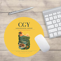 Thumbnail for Laguindingan Airport (CGY) design on yellow round mouse pad