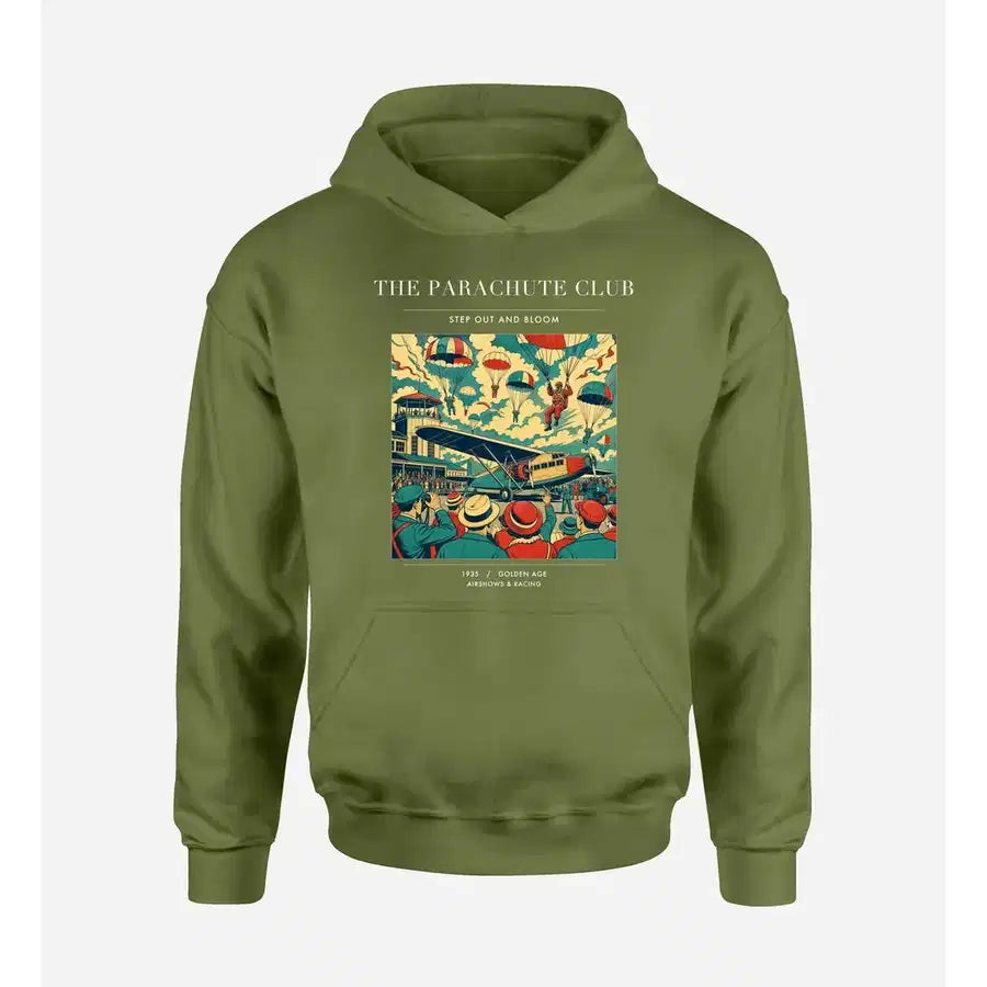 VINTAGE G4032 - The Parachute Club - Premium Hoodie design on greenarmy premium