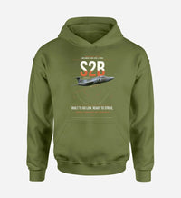 Thumbnail for Blackburn Buccaneer S2B design on green army double-side hoodie, single-side print