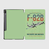 Thumbnail for F-82B Twin Mustang design on light green samsung tablet tablet case