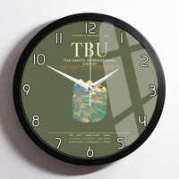Thumbnail for Fuaamotu International Airport TBU Wall-Clock Framed - Green Army