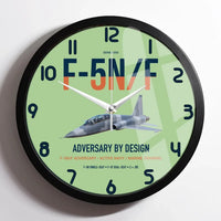 Thumbnail for F-5N F Adversary design on light green framed wall clock