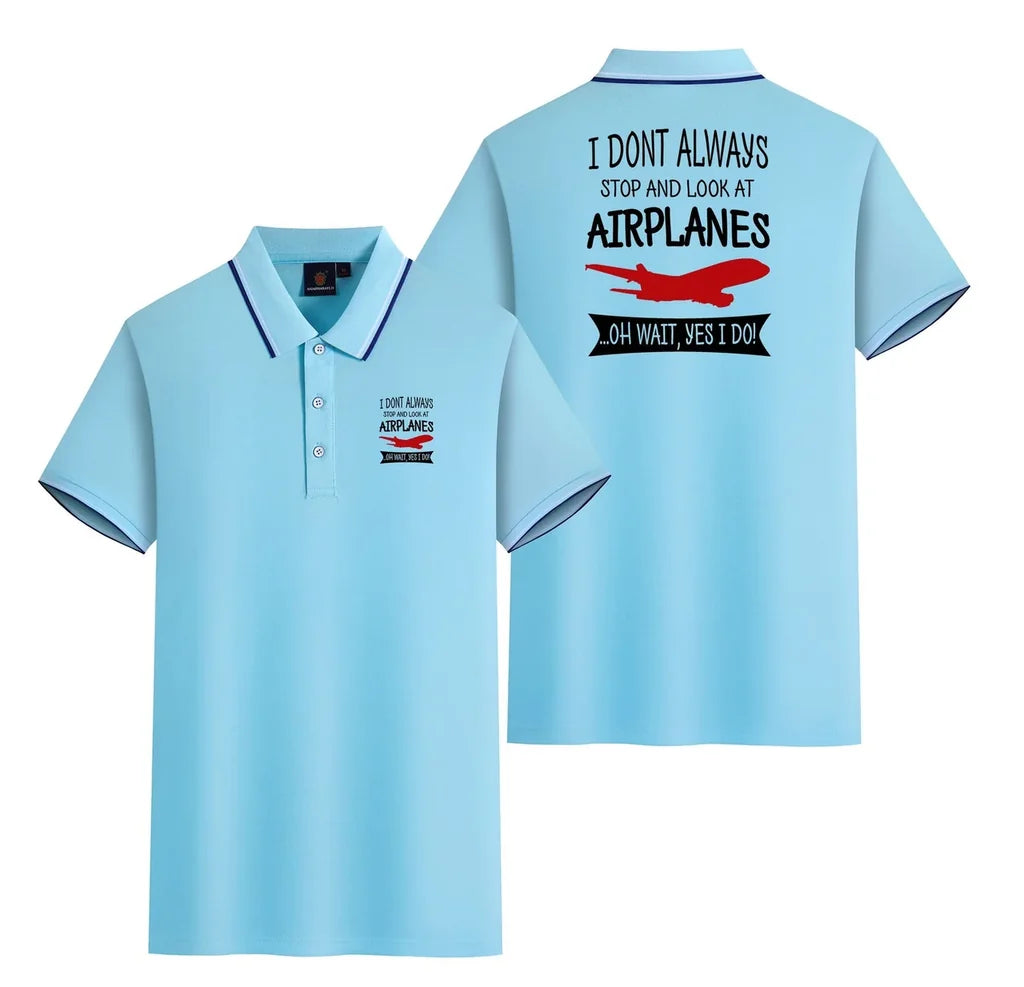 Customisable Plane Spotter Polo Shirt - view 20